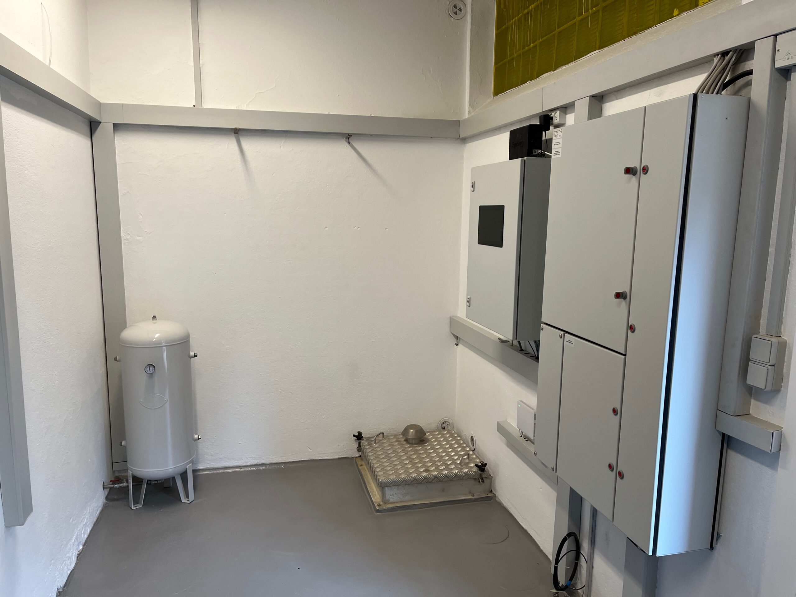 Konsol til styring af vandværket